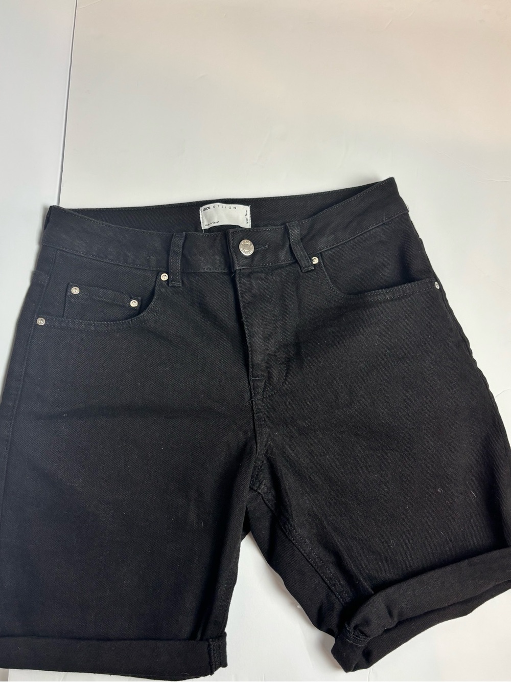 ASOS Black Relaxed Men's Denim Shorts